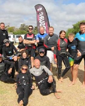 Aussies from the INtuition Windsurfing courses, January 2012