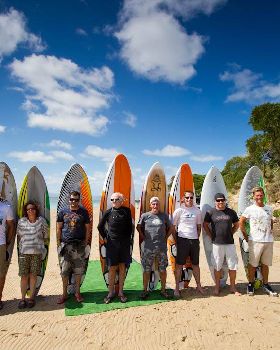 Aussies from the INtuition Windsurfing courses, January 2012