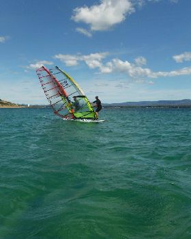 Learn to windsurf day