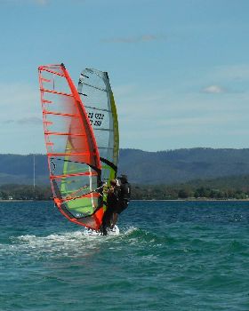 Learn to windsurf day