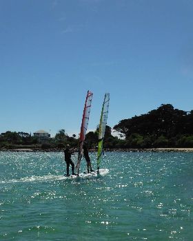 Learn to windsurf day