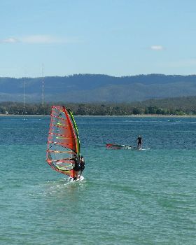 Learn to windsurf day