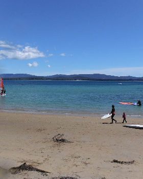 Learn to windsurf day