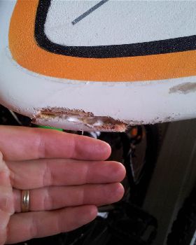 Board damage