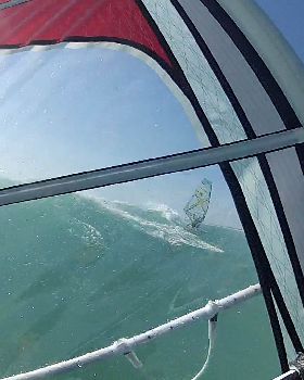 Windurfing on board pics