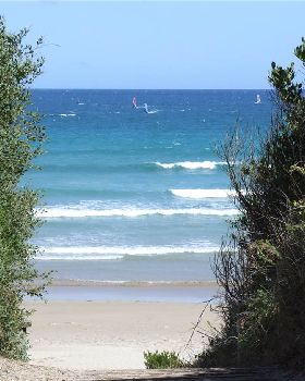 Great day windsurfing at the Gap Waratah Bay