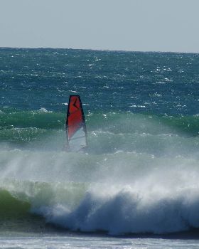 Rocket rides offshore  Gero firing