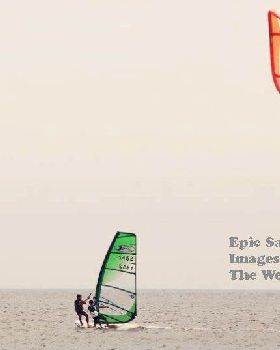 Kite sailboard