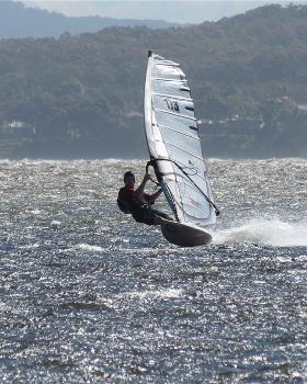 Canton Beach windsurfing 18 March 2013