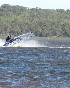 Canton Beach windsurfing 18 March 2013