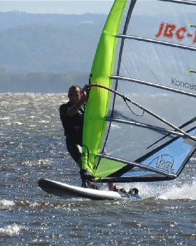 Canton Beach windsurfing 18 March 2013