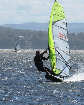 Canton Beach windsurfing 18 March 2013