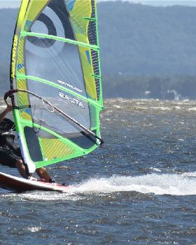 Canton Beach windsurfing 18 March 2013