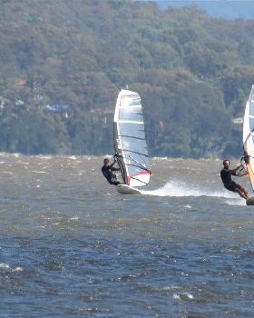 Canton Beach windsurfing 18 March 2013