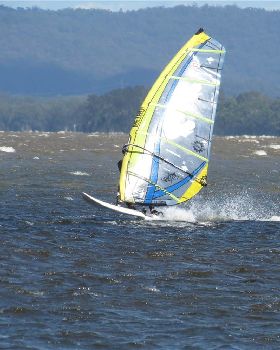 Canton Beach windsurfing 18 March 2013