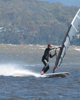 Canton Beach windsurfing 18 March 2013