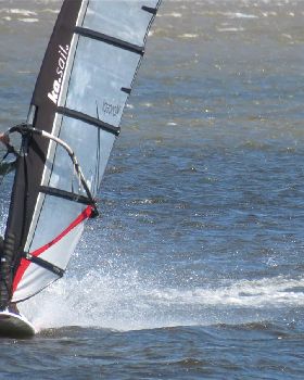 Canton Beach windsurfing 18 March 2013