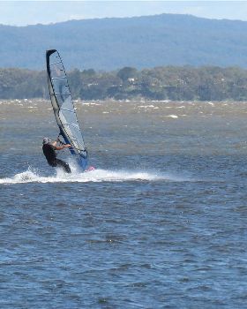 Canton Beach windsurfing 18 March 2013