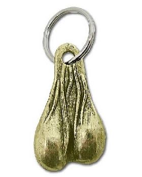 brass balls keychain 540