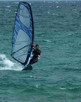 Winter northerly winds in thr bay