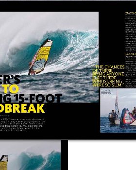 Article in August issue windsurf mag