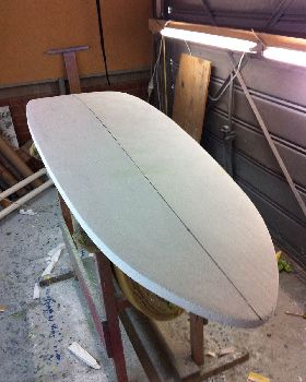 sanded