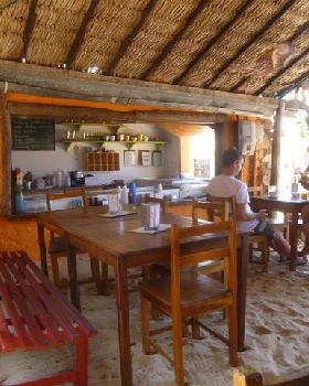 cafe on the beach  surf and NXS board in action