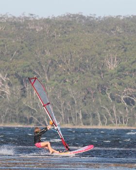 windsurf kids Elli age 8, 26kg