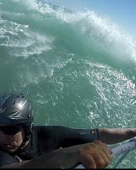 Robe Wave ride from on board