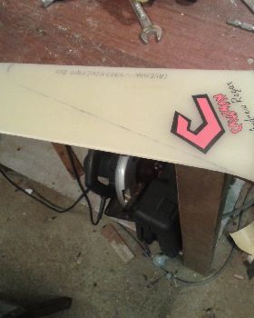 Fin before cut
