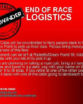 End of Race Logistics