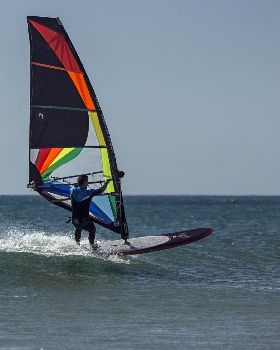 SUP sailing