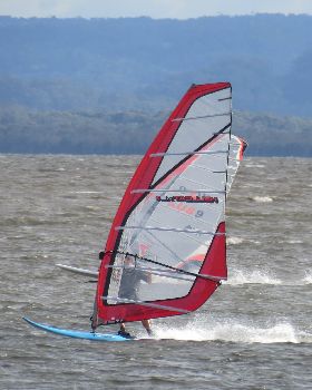 Flatwater action at Canton Beach