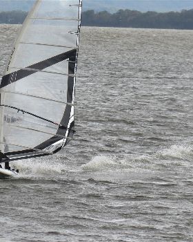 Flatwater action at Canton Beach
