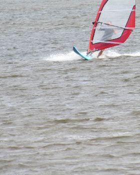 Flatwater action at Canton Beach