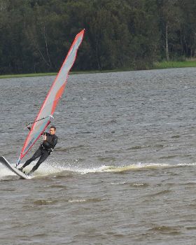 Flatwater action at Canton Beach