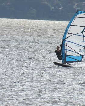 Flatwater action at Canton Beach