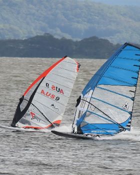 Flatwater action at Canton Beach