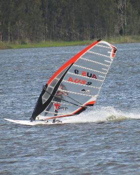 Flatwater action at Canton Beach