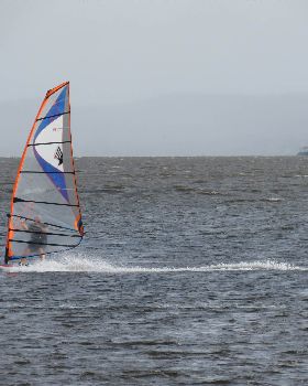 Flatwater action at Canton Beach