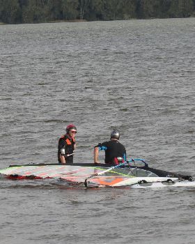 Flatwater action at Canton Beach
