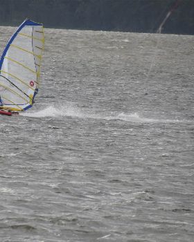 Flatwater action at Canton Beach
