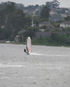 Flatwater action at Canton Beach