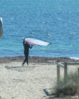 First run on Naish Nitrix at Safety Bay
