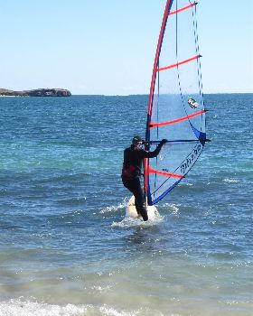First run on Naish Nitrix at Safety Bay