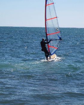 First run on Naish Nitrix at Safety Bay