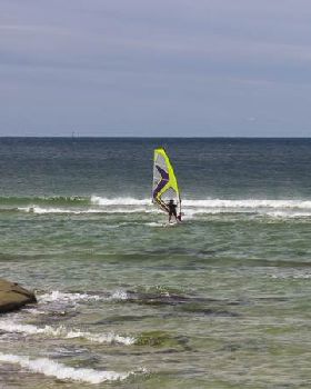 caloundra bar in a westerly