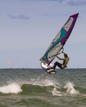 caloundra bar in a westerly
