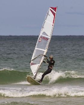 caloundra bar in a westerly
