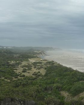 looking south at what is left